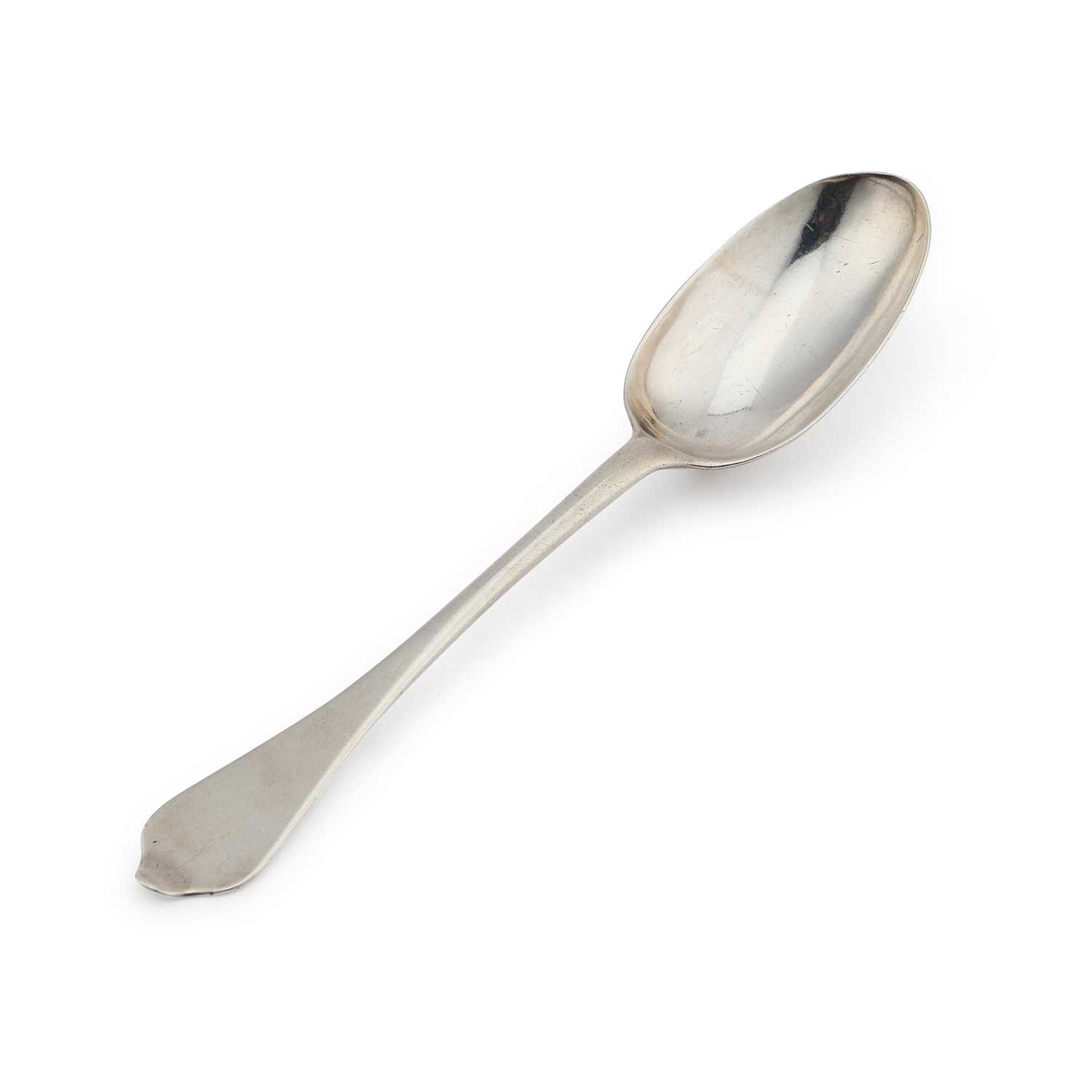 A QUEEN ANNE SILVER DOG-NOSE SPOON