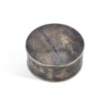 A RUSSIAN SILVER AND NIELLO SNUFF BOX