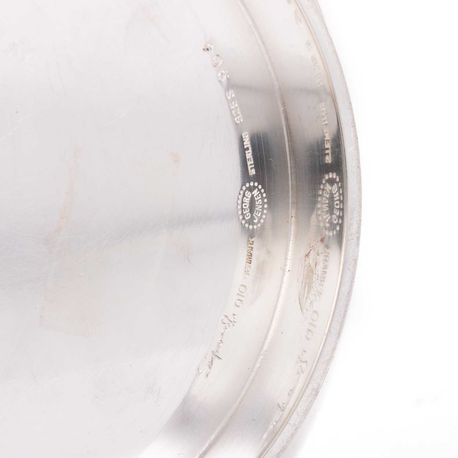 SIGVARD BERNADOTTE FOR GEORG JENSEN: A PAIR OF DANISH SILVER BOWLS - Image 2 of 2