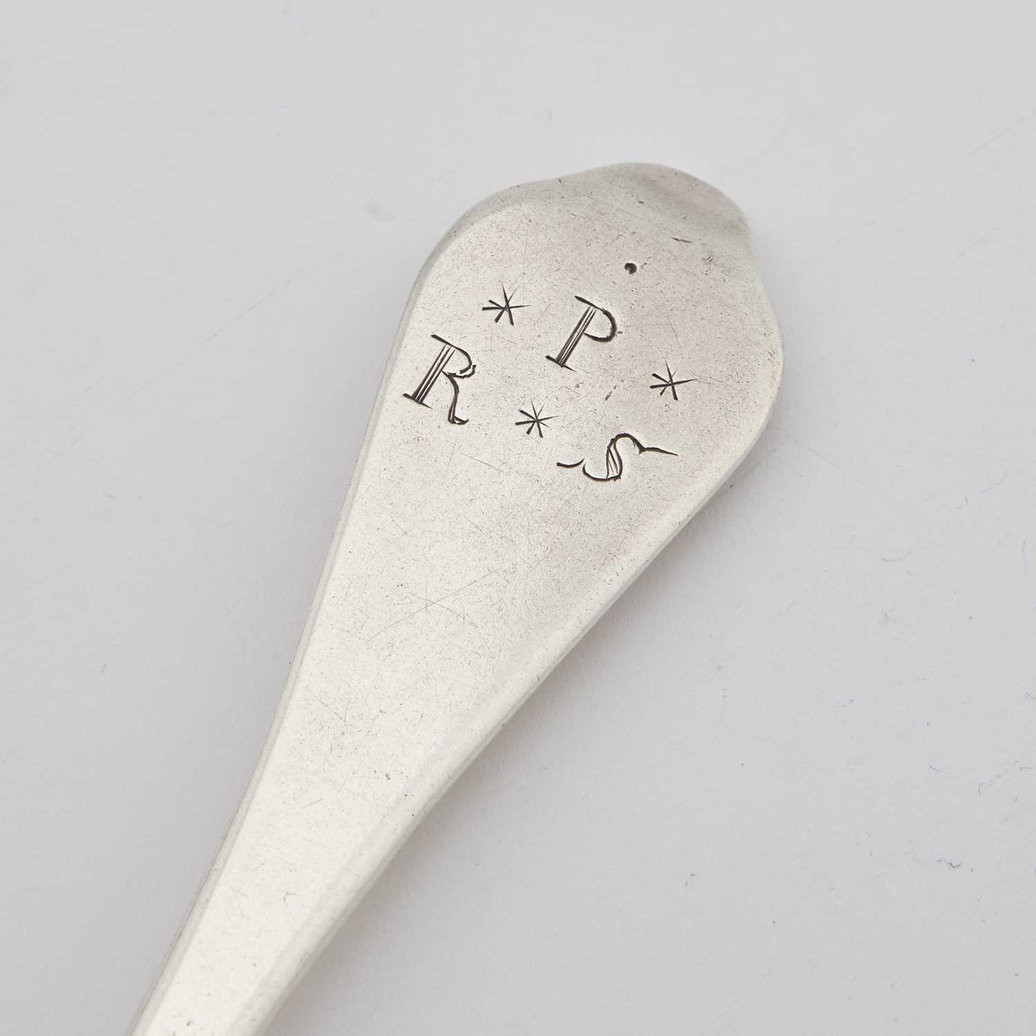 A QUEEN ANNE SILVER DOG-NOSE SPOON - Image 3 of 3