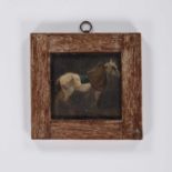 ATTRIBUTED TO RICHARD PARKES BONINGTON (1802-1828) OIL SKETCH OF A HORSE