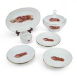 RICHARD GINORI (ITALY), A LOBSTER PATTERN DINNER SERVICE