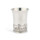 AN ELIZABETH II SCOTTISH SILVER BEAKER