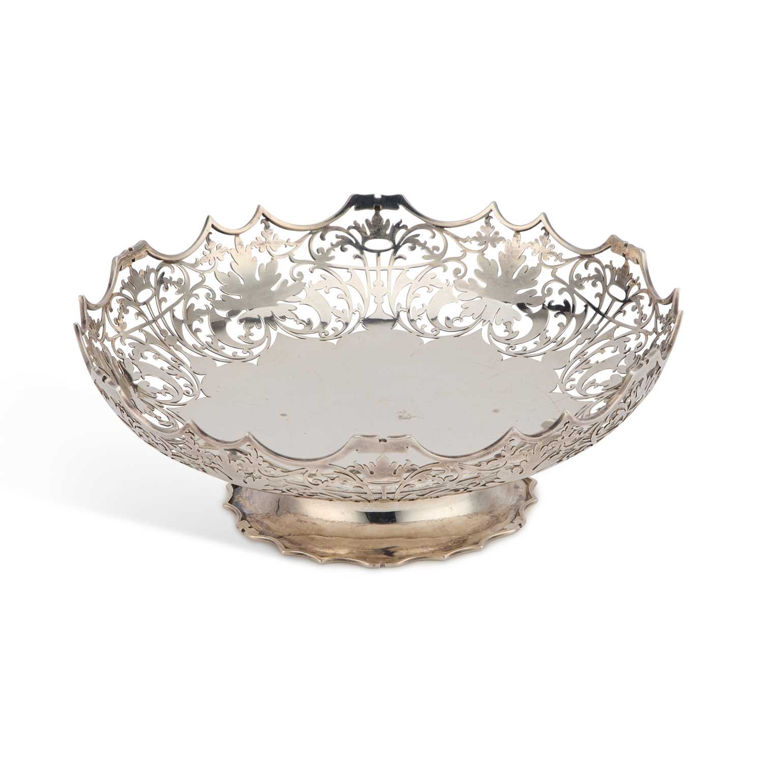 A GEORGE V SILVER BOWL