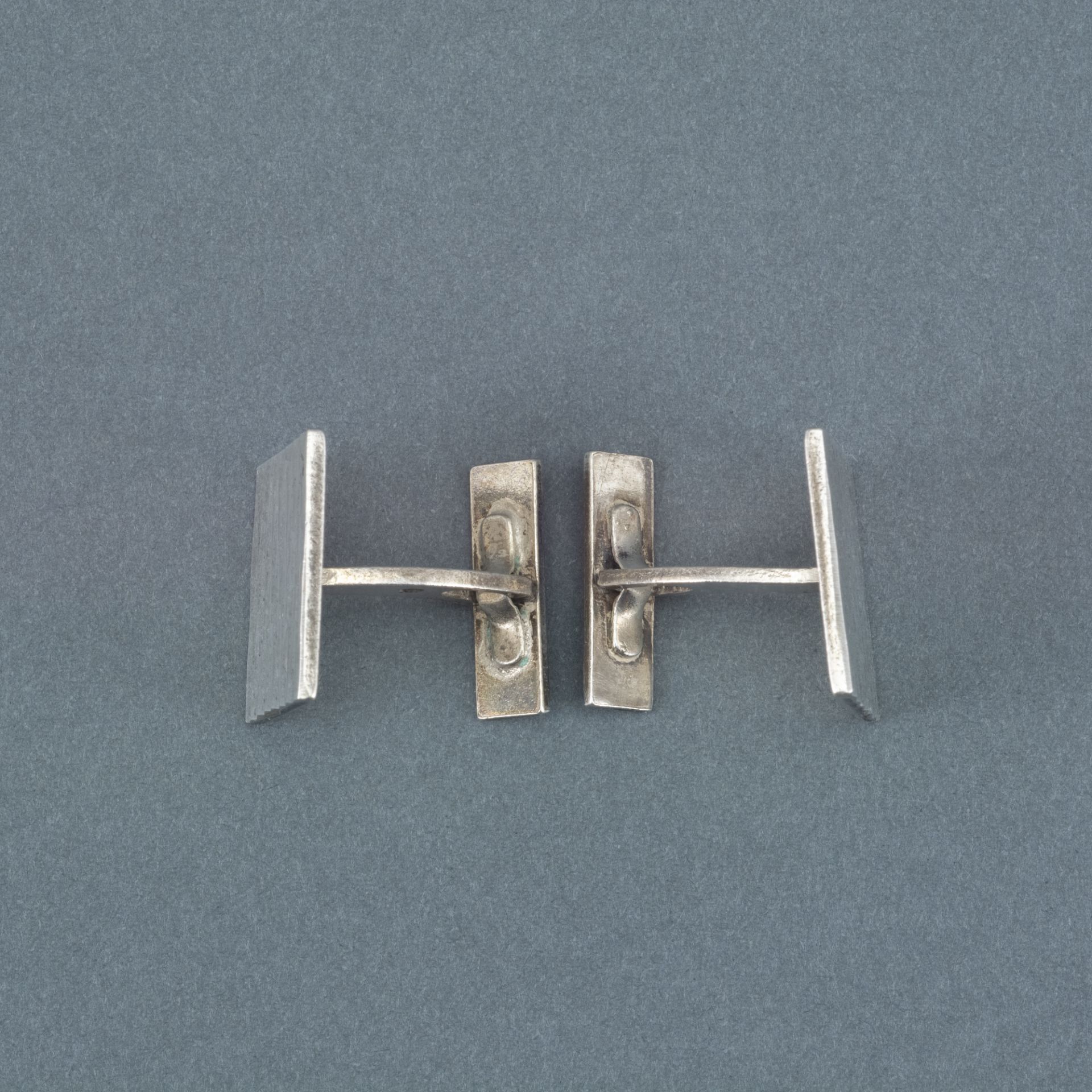 Silver cufflinks - Image 3 of 5