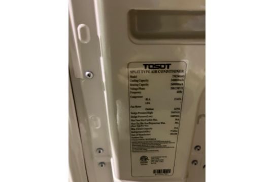 tosot TM24H40 COOLING 24000 BTU/H HEATINGB26000 BTU/H 208/230V/1 60HZ 15.82 A - Image 4 of 4