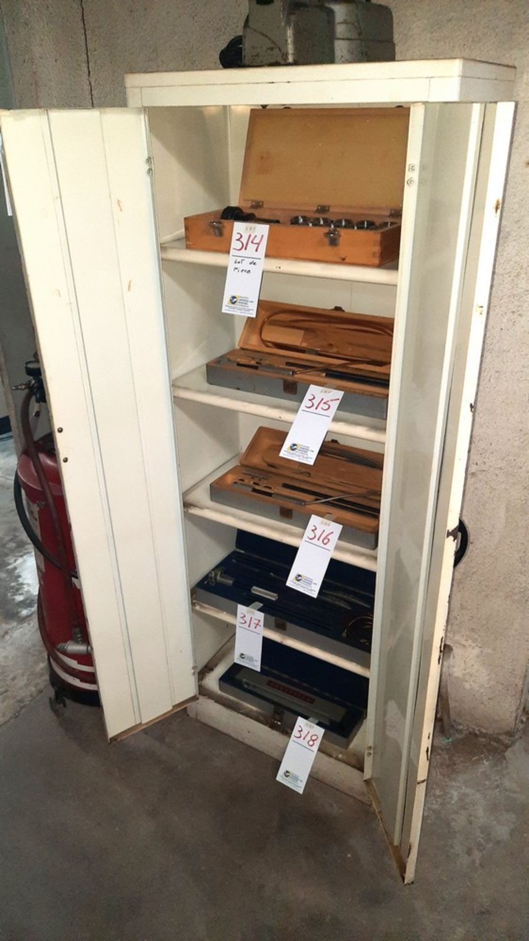 2-Door Metal Cabinet, 24'' xz 13'' x 63'' - Image 2 of 2