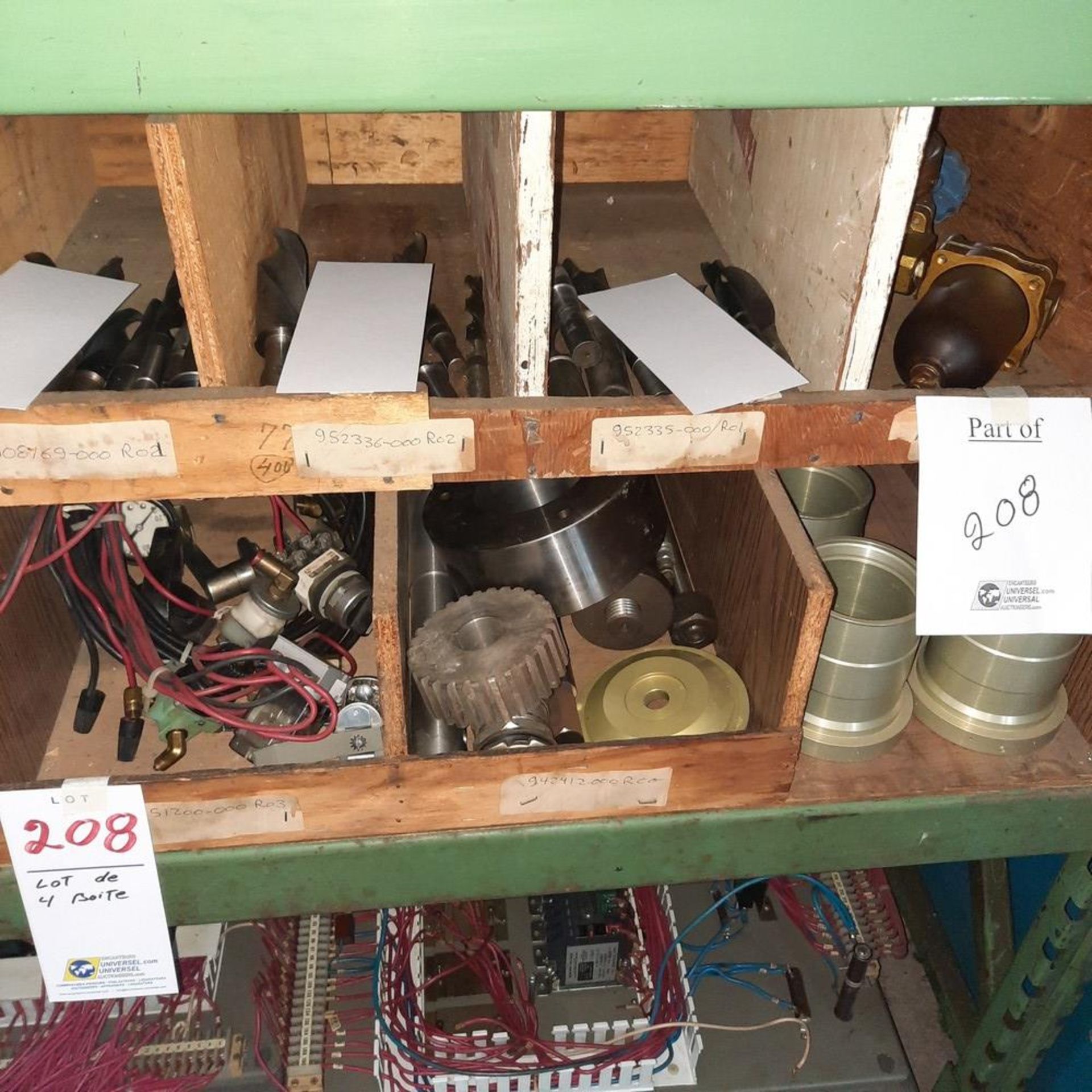 LOT: (4) Bins of asst. Parts