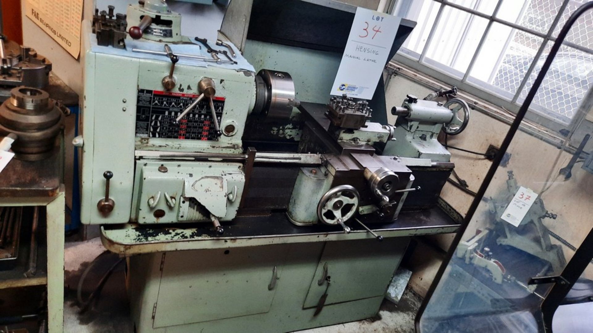 HENSING Manual Lathe,