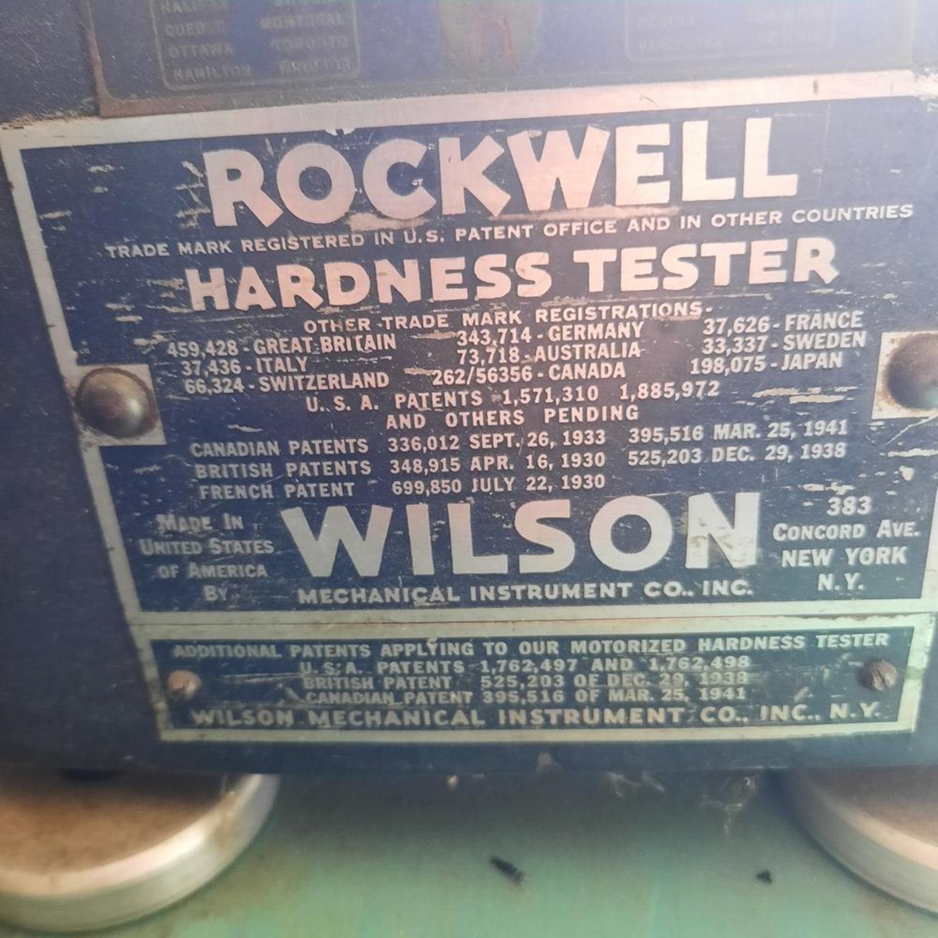 ROCKWELL Hardness Tester - Image 5 of 5