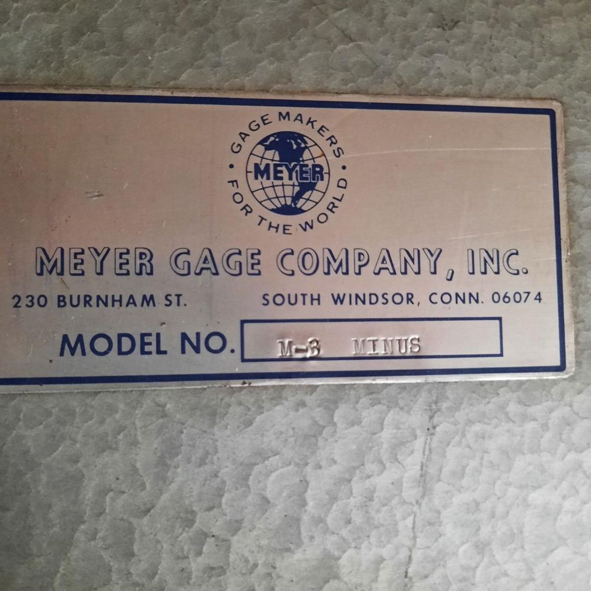 MEYER GAGE Asst. Steel Gage Pins, c/w Case - Image 2 of 2