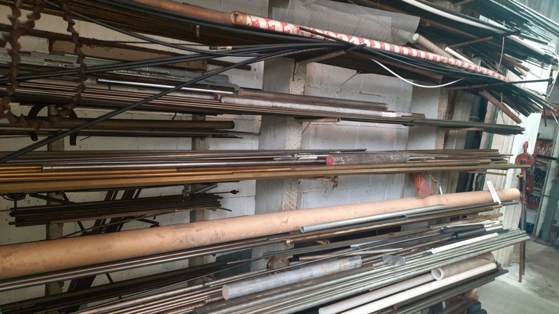LOT: Assorted Steel Rods, Pipes, etc, - Image 3 of 4