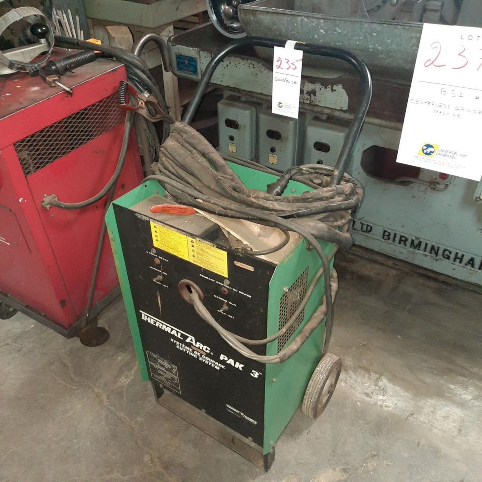 Mobile THERMAL ARC Welding Machine, c/w Access.