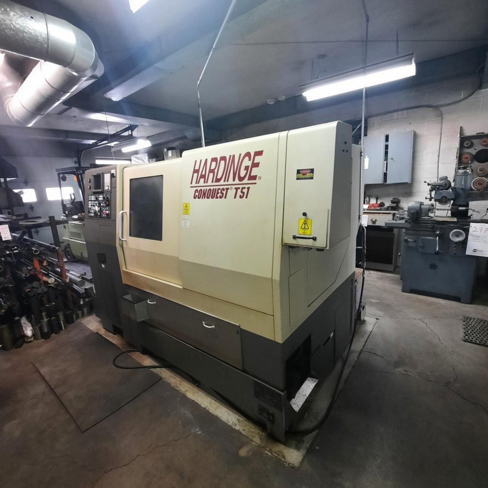 SOLD...HARDINGE CNC Conquest, mod: T51, 250V, 3-PH, 50/60HZ - SUBJECT TO PRE-AUCTION SALE... - Image 2 of 12