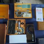 Thread Micrometers, c/w Case (x3)