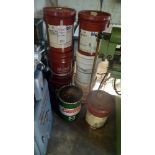 LOT: (8) 20 Lit. Pails of Asst. Oils, etc.