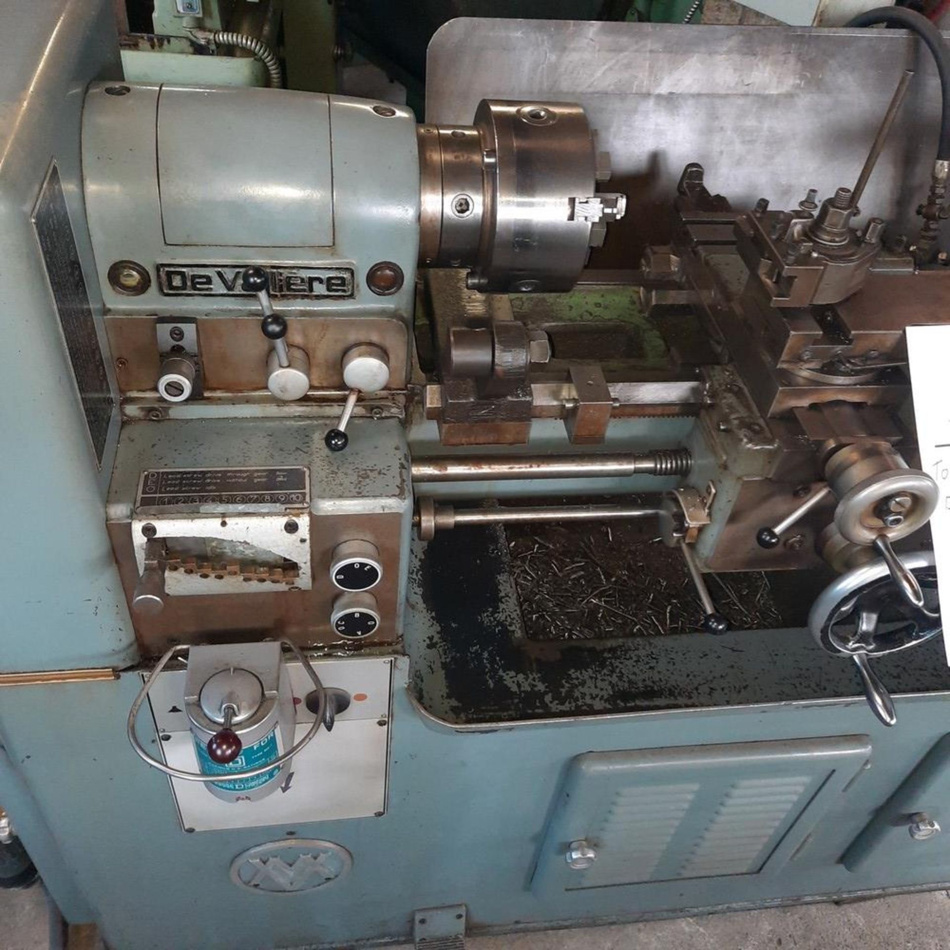 DE VALLIÈRE Spindle Machine, mod: H130, c/w Tools & Access. - Image 4 of 9