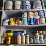 LOT: Asst. Paints, Oils, etc. (Contents of (5) Shelves)