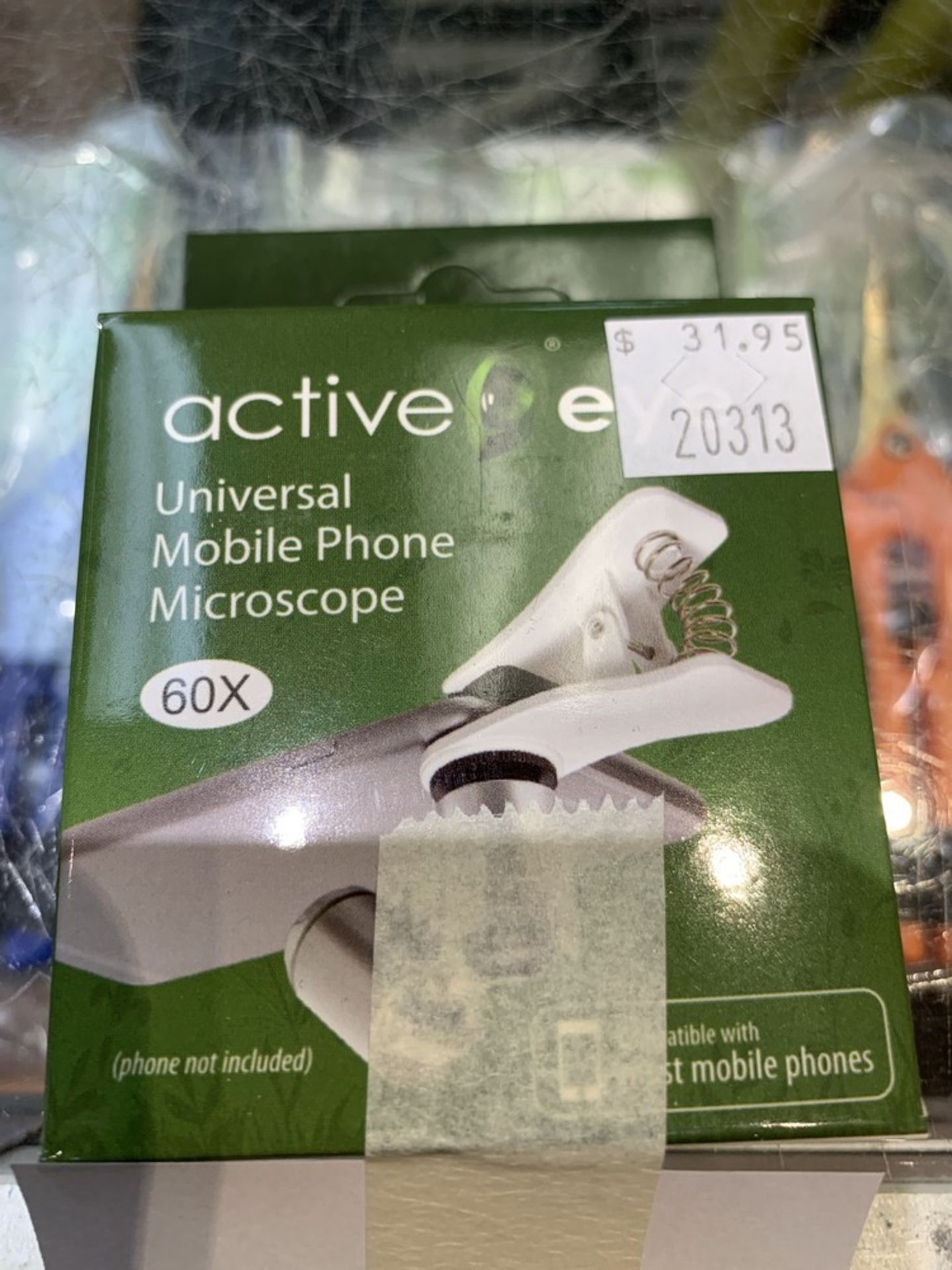 LOT: (4) - ACTIVE EYE- Mobile phone microscope 60X