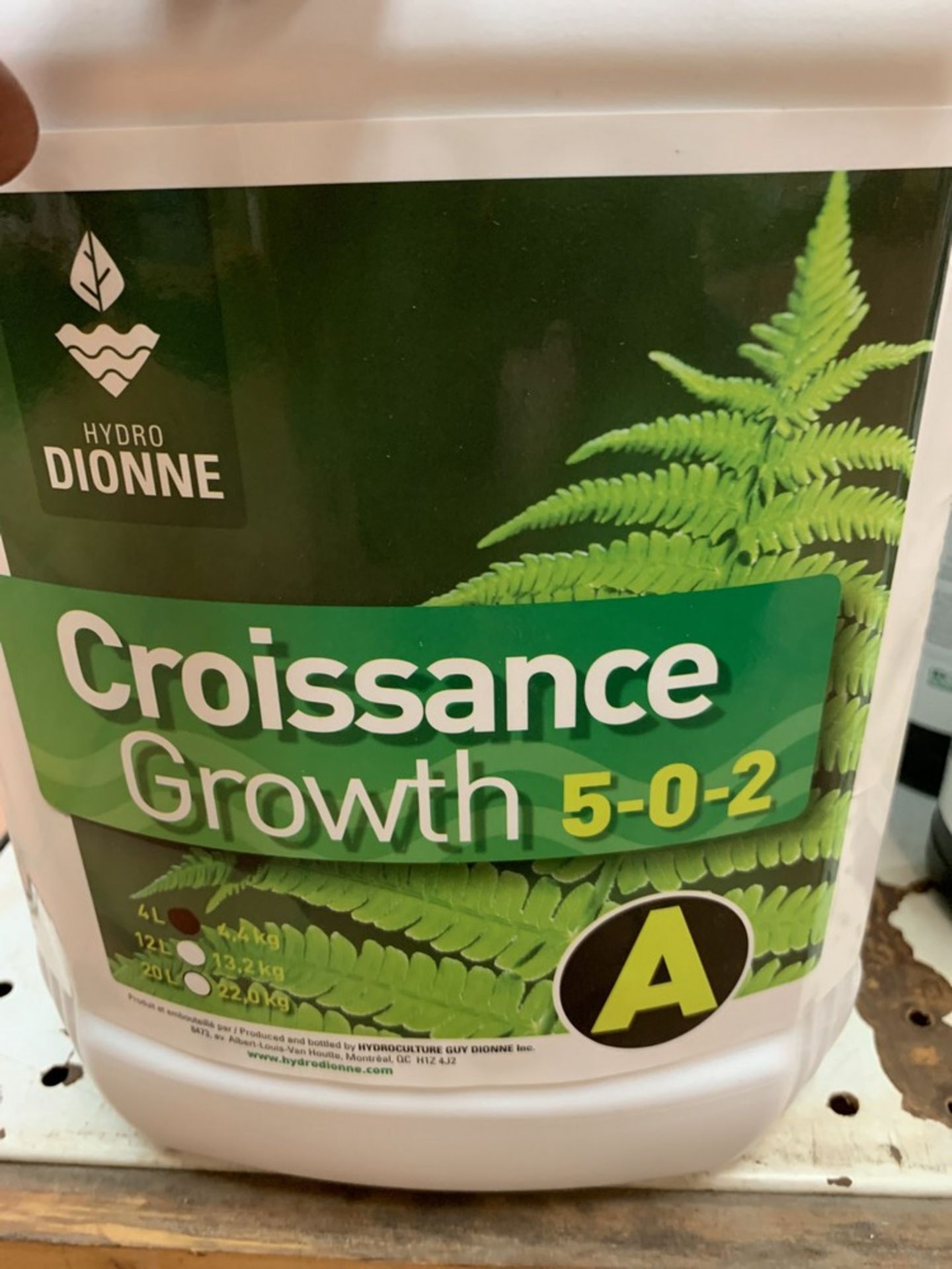 LOT: (4) - Hydro DIONNE - growth 4L A & B