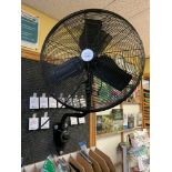 Wall mounted fan - Black