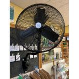 Wall mounted fan - Black