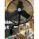 Wall mounted fan - Black