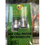 LOT: (3) - ACTIVE EYE- Mobile phone microscope 60X