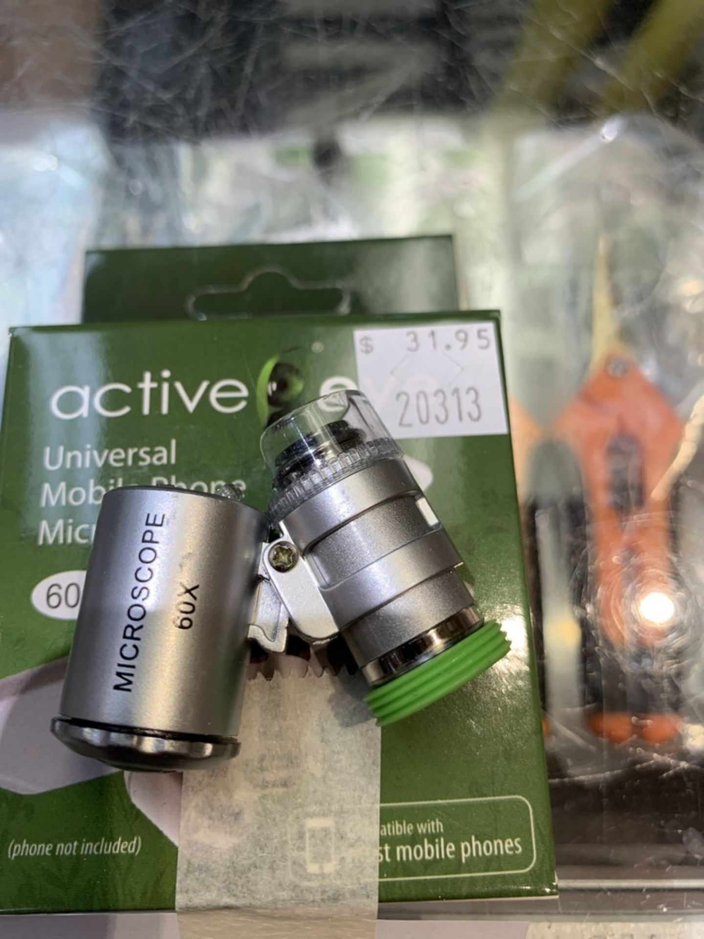 LOT: (4) - ACTIVE EYE- Mobile phone microscope 60X - Image 2 of 2