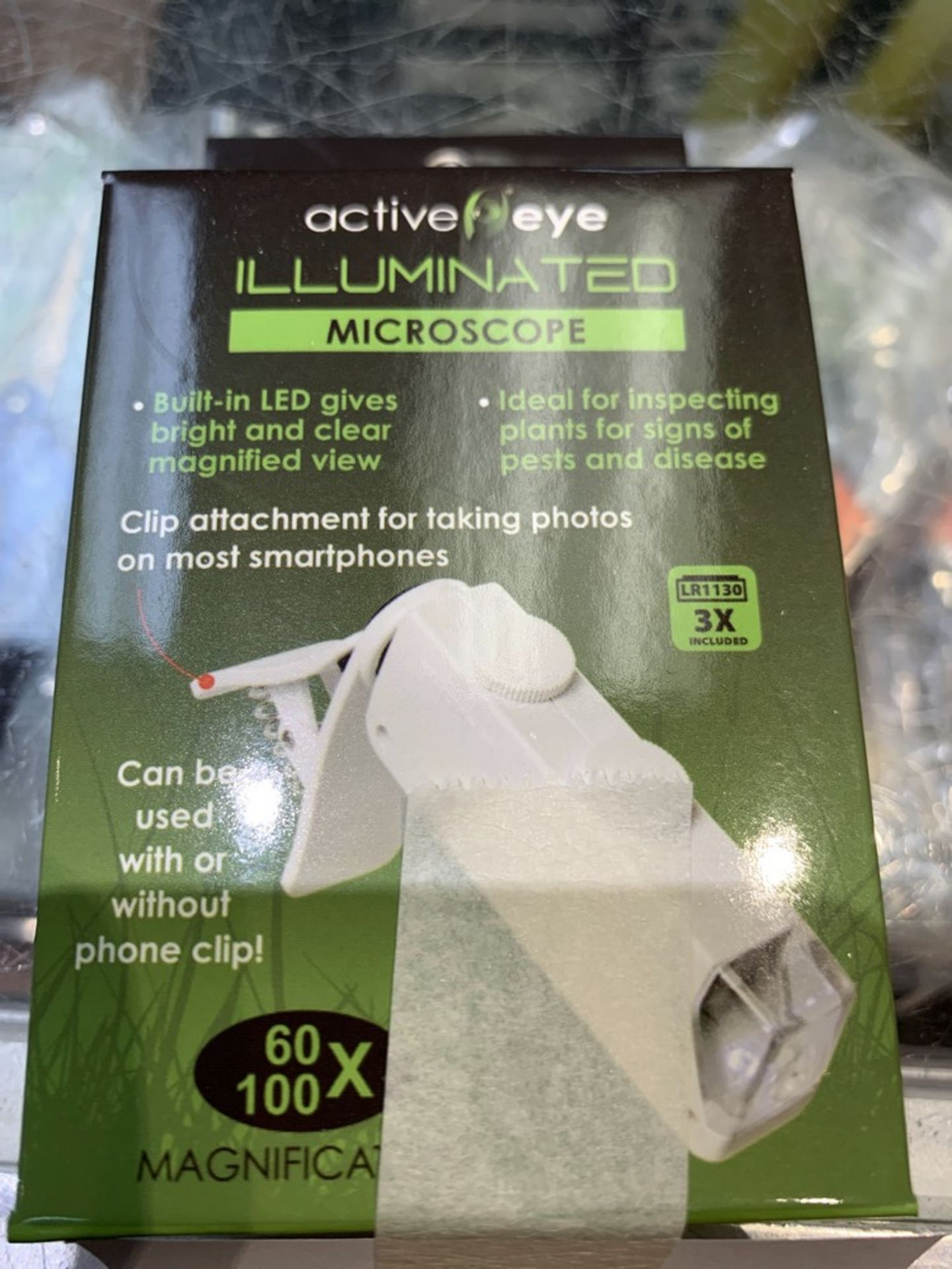 LOT: (3) - ACTIVE EYE- illuminated microscope 60/100X