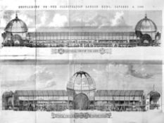 Zwei großformatige Federlithografien