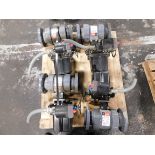 LOT OF (4) LIMITORQUE ACTUATORS W/ 4" HAYWARD BALL VALVES