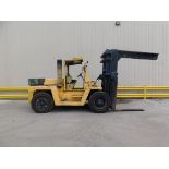 CLARK C500YS250 25,000 LB GAS FORKLIFT WITH 8' BOOM. 60" x 8" FORKS