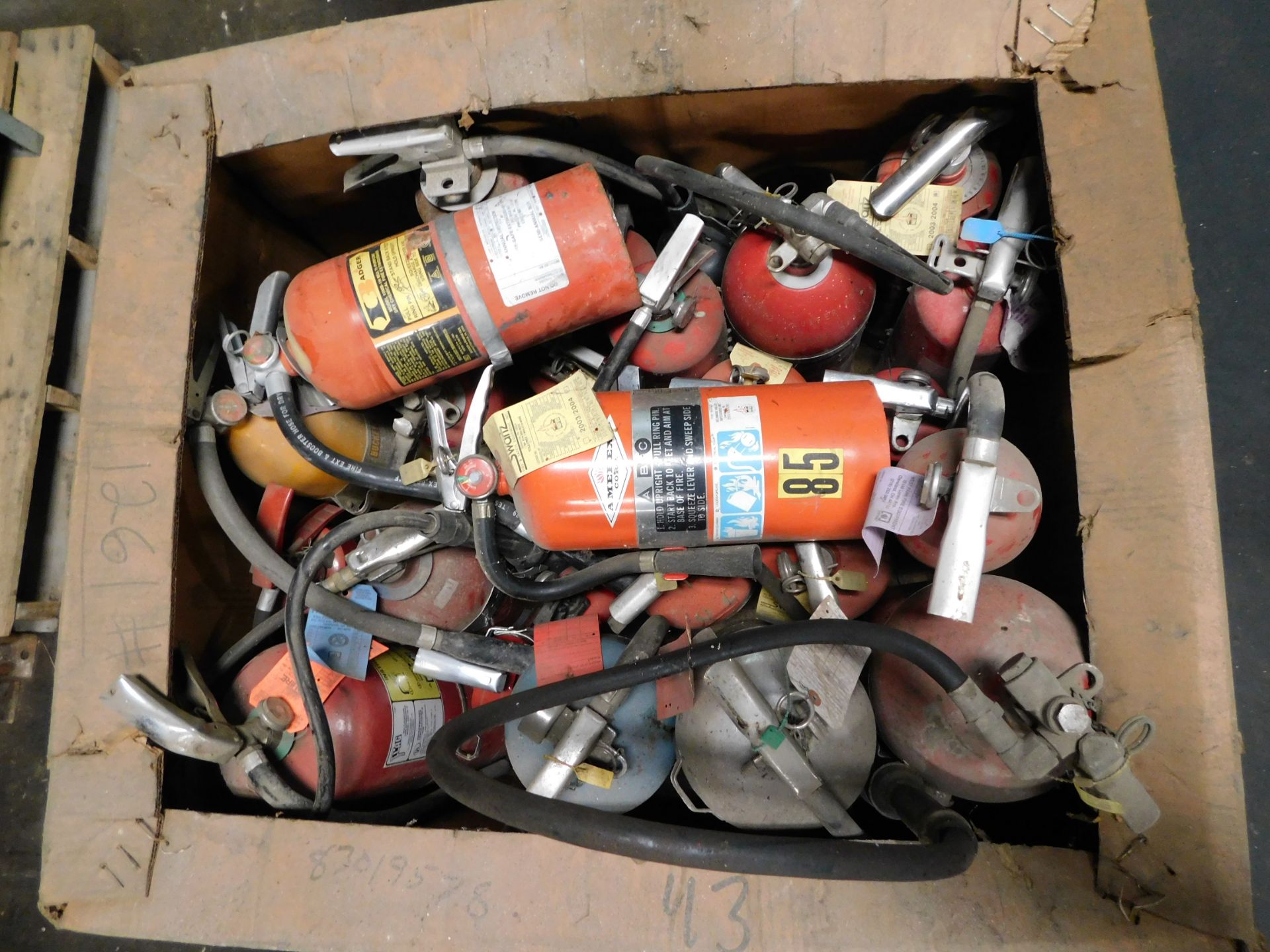 LOT OF MISCELLANEOUS FIRE EXTINGUISHERS - Image 2 of 2