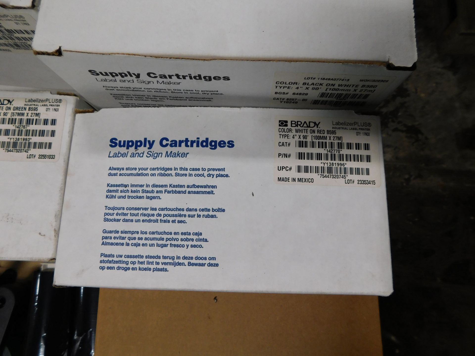 LOT OF NEW BRADY LABELS AND PRINTER SUPPLIES - Image 7 of 8
