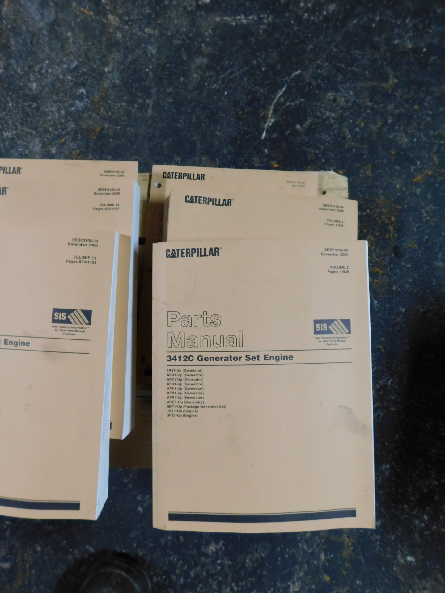 LOT OF CATERPILLAR 3412C GENERATOR MANUALS - Image 2 of 4