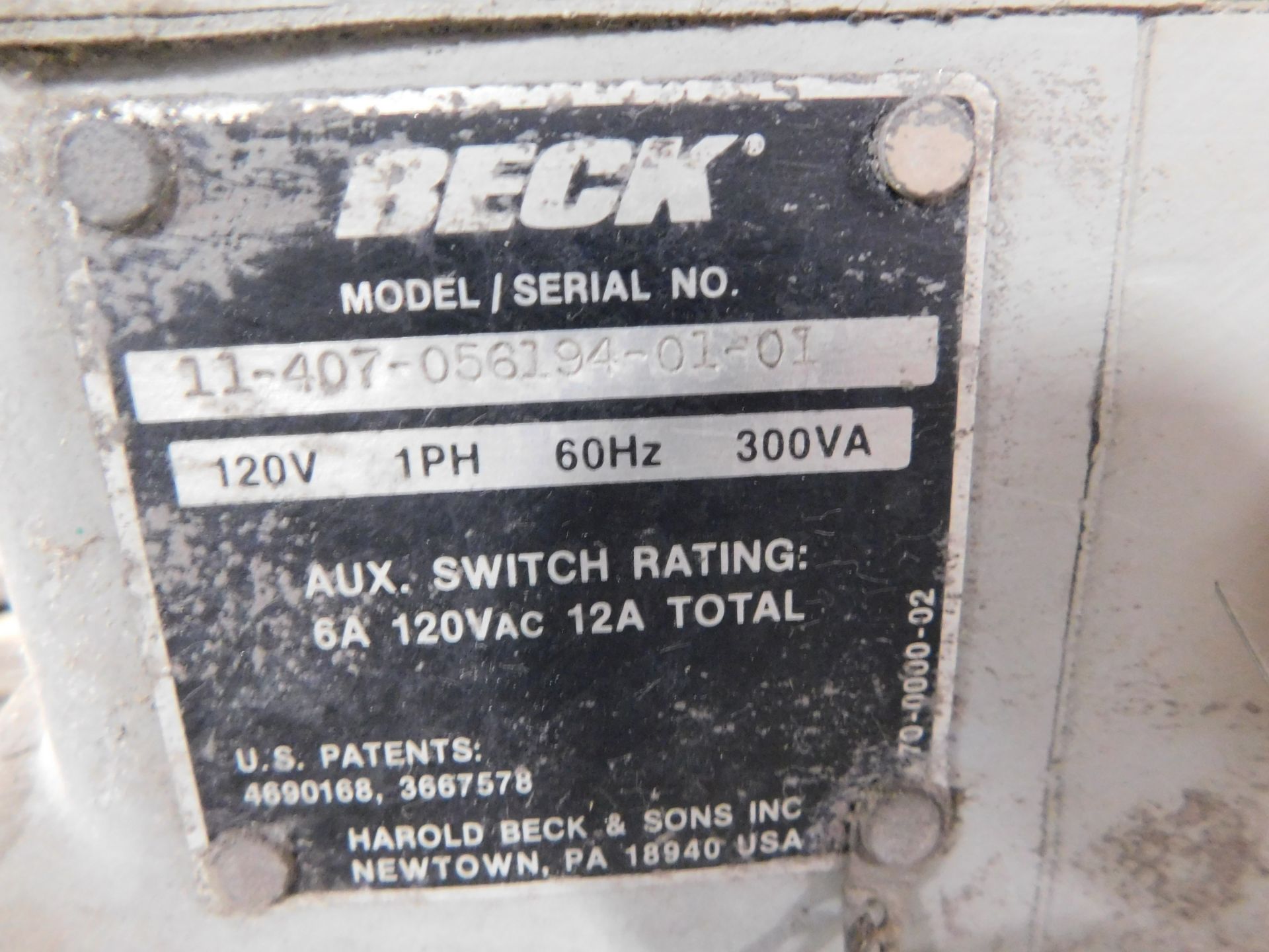 LOT OF (2) BECK AND LIMITORQUE ACTUATORS - Image 4 of 4