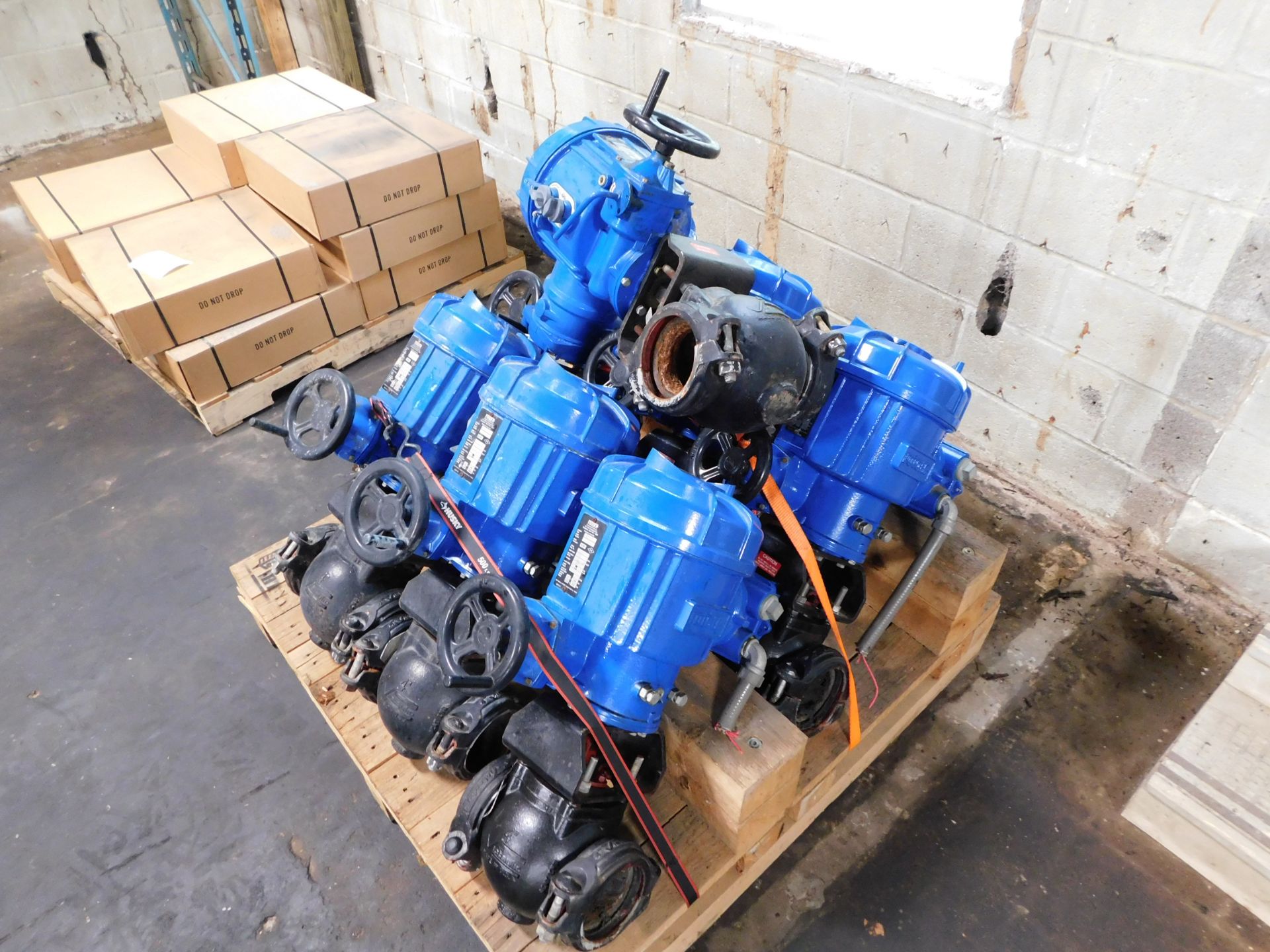 LOT OF (7) ROTORK ACTUATORS W/ 4" VICTAULIC VALVES - Image 3 of 5