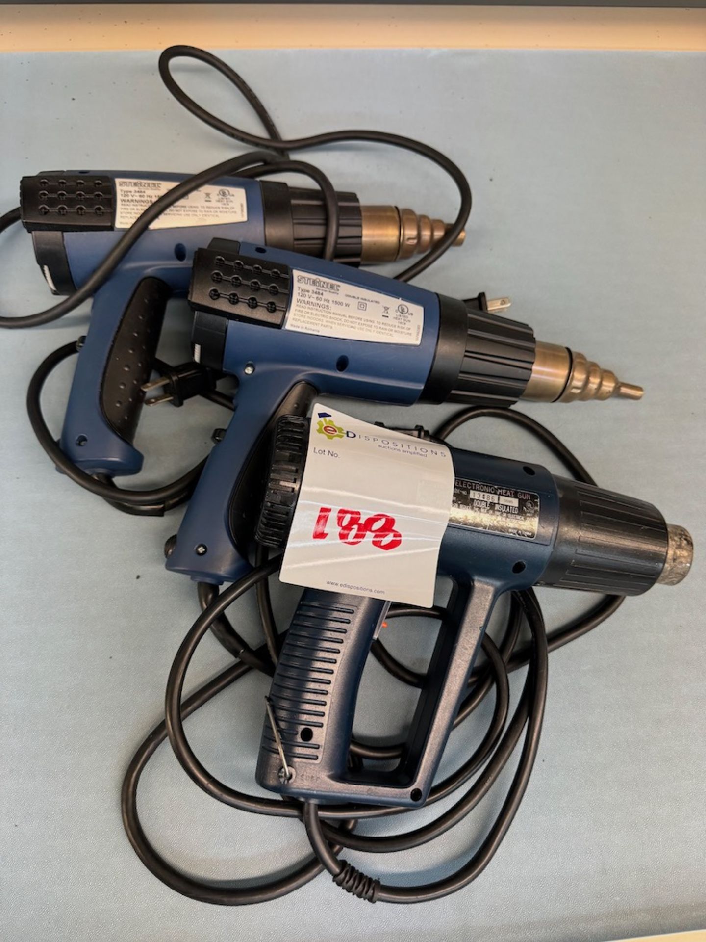 Lot: Qty-2 STEiNEL & Qty-1 RYOBI Heat Guns - Image 2 of 2