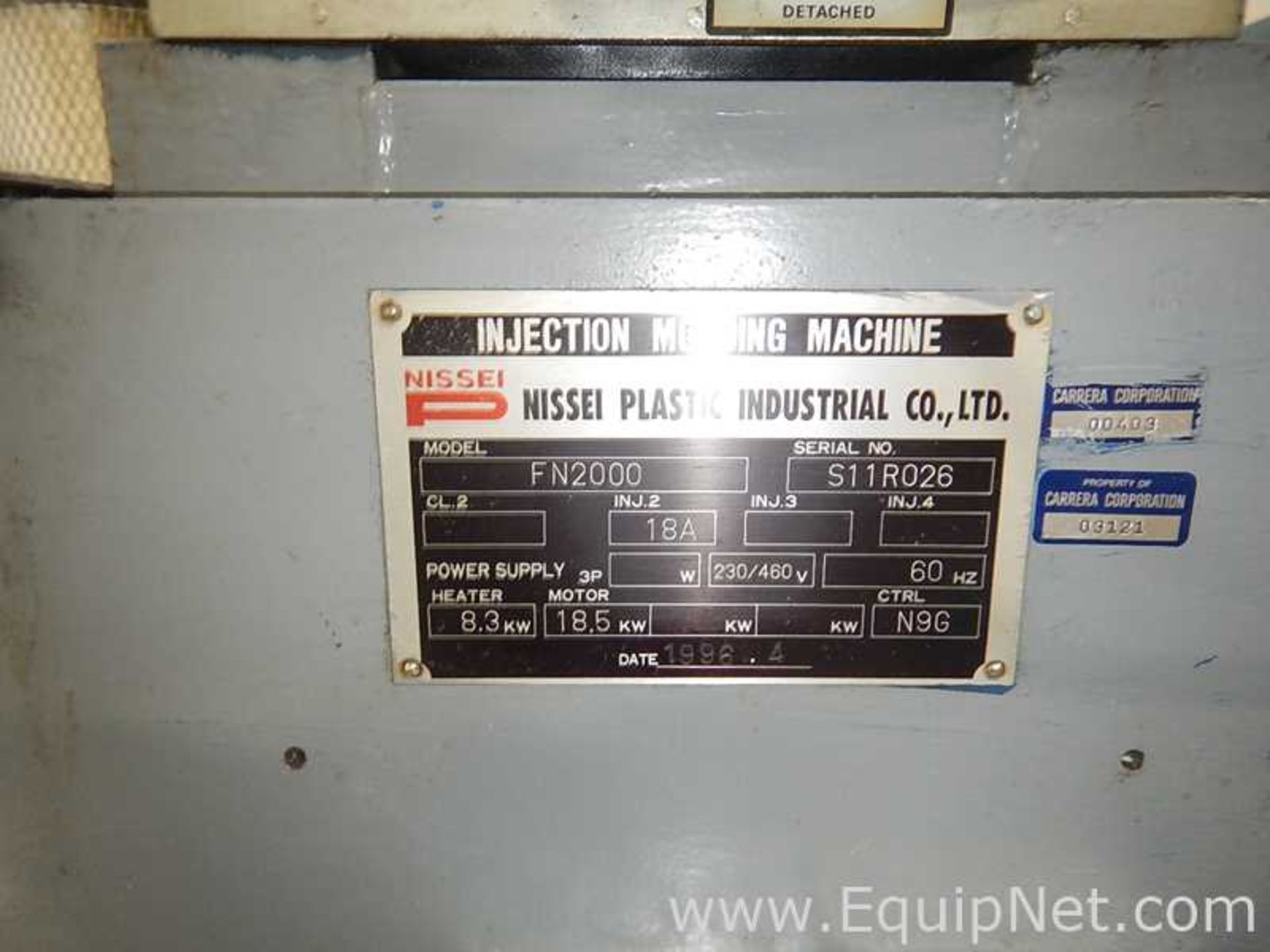 Nissei FN2000 Injection Molding Machine - Image 11 of 13
