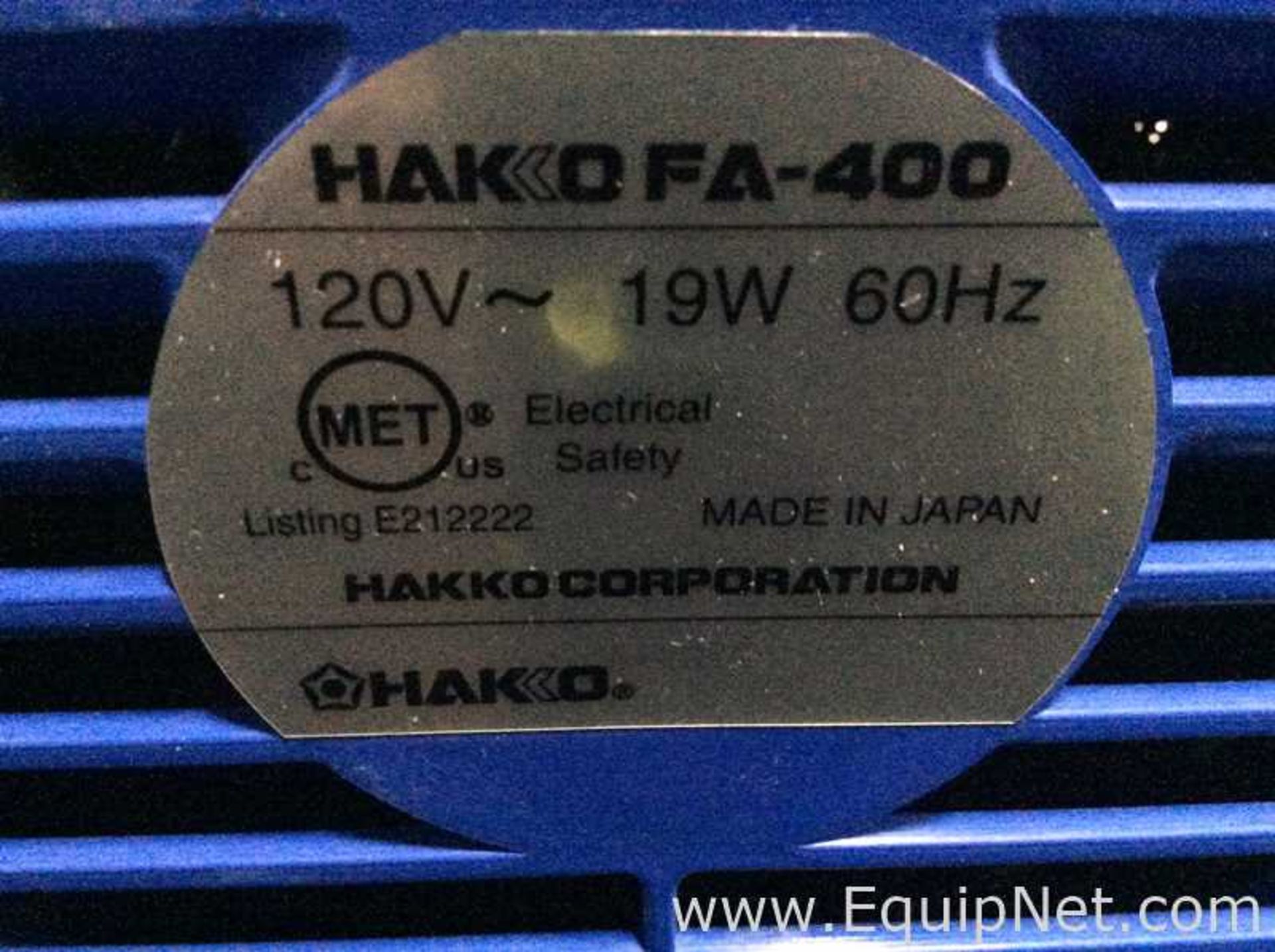 Hakko FA-400 Smoke Absorber - Image 3 of 3