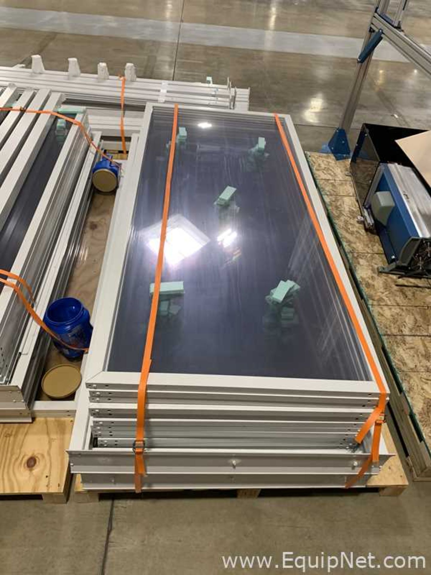 Lot of Aluminum and Plexiglas Safety Guarding - 188 Linear Ft. - Image 7 of 9