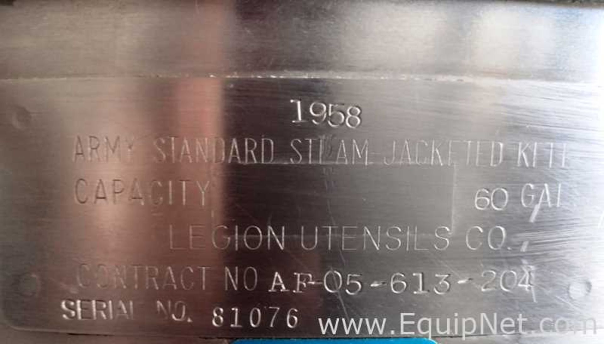 Legions Utensils 60 Gallon Stainless Steel Jacketed Kettle - Image 5 of 5