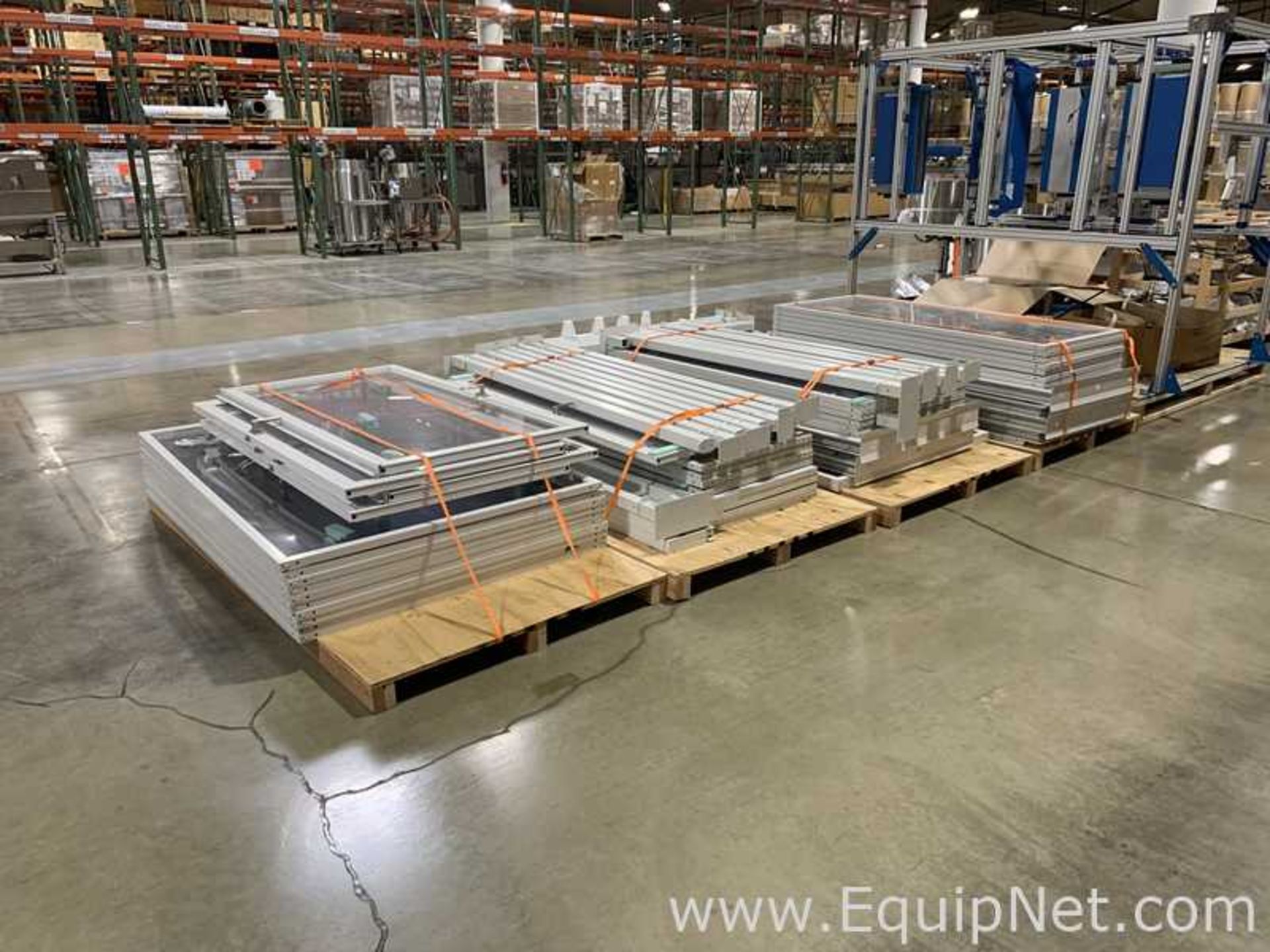 Lot of Aluminum and Plexiglas Safety Guarding - 188 Linear Ft. - Image 3 of 9