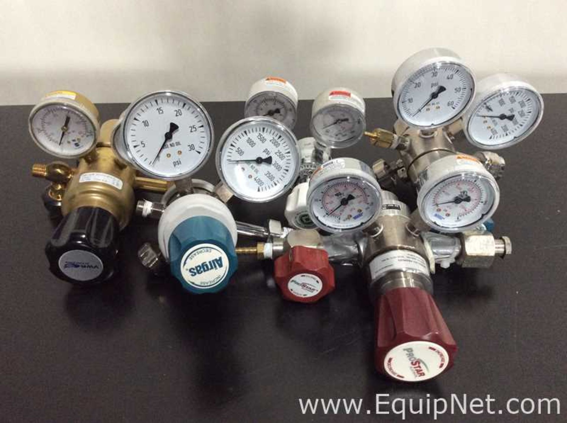Lot of Various Manufacturer Pressure Regulators
