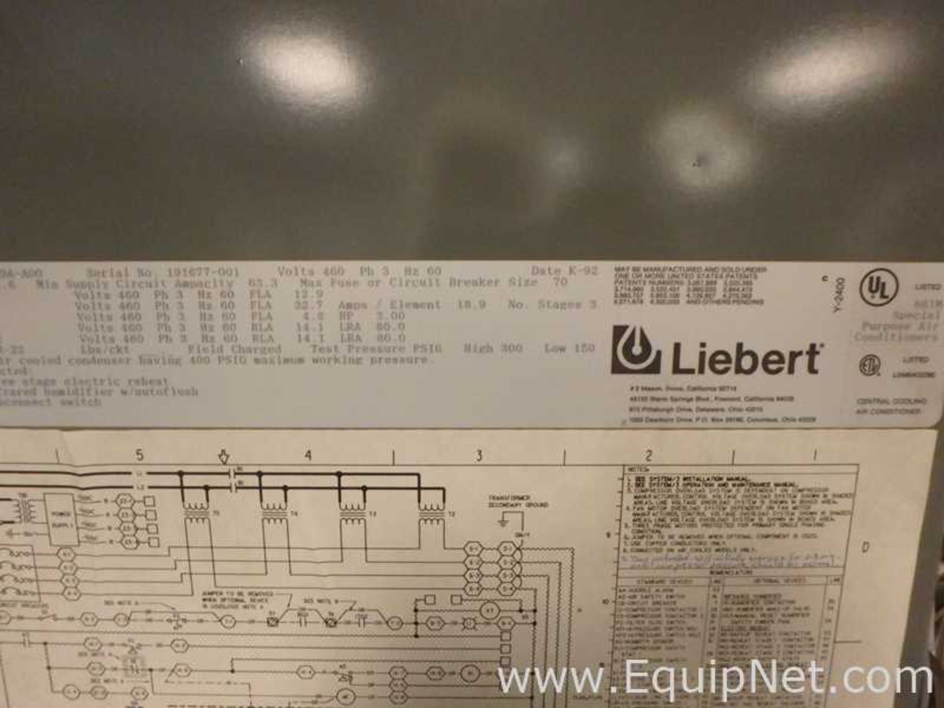 Liebert System 3 FH199A-A00 Universal Precision Cooling System - Image 6 of 7