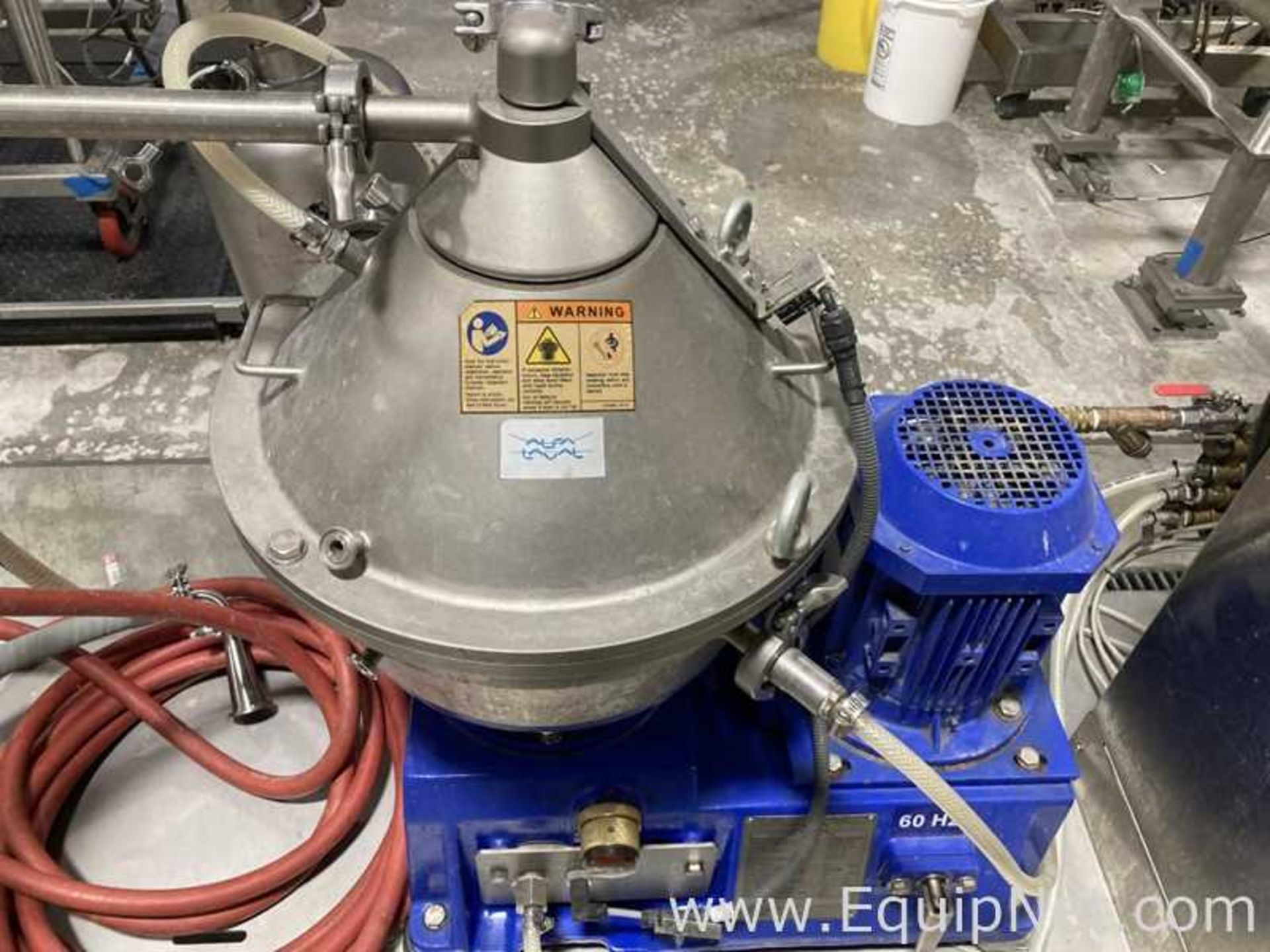 Alfa Laval LAPX 404 Stainless Steel Skid Mounted Centrifuge with Pump Cart - Bild 3 aus 15