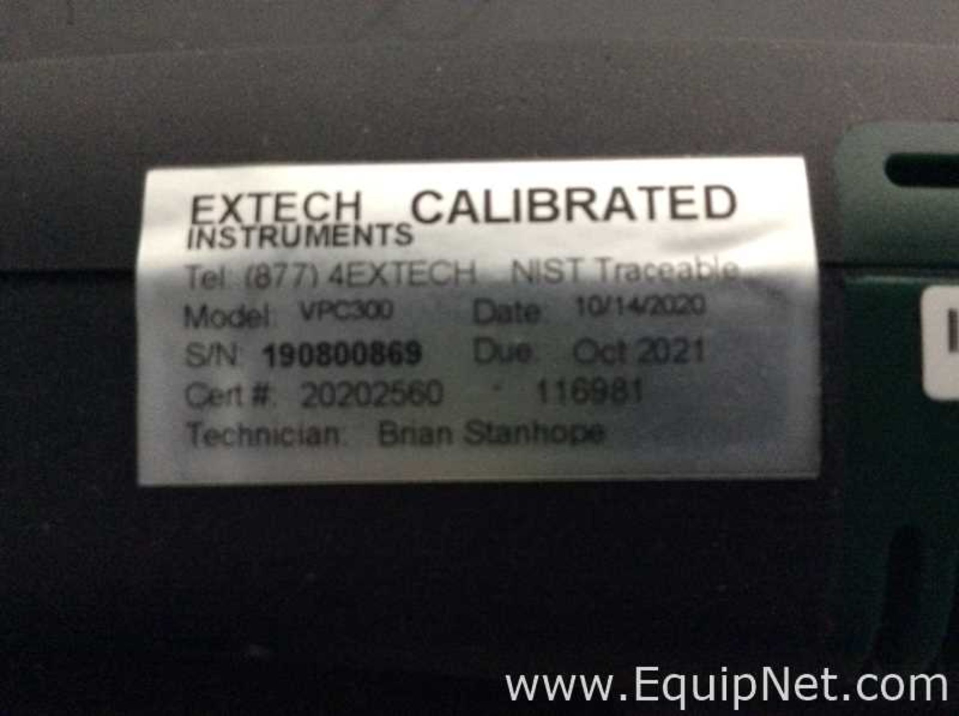 Extech Instruments VPC300 Video Particle Counter - Image 5 of 5