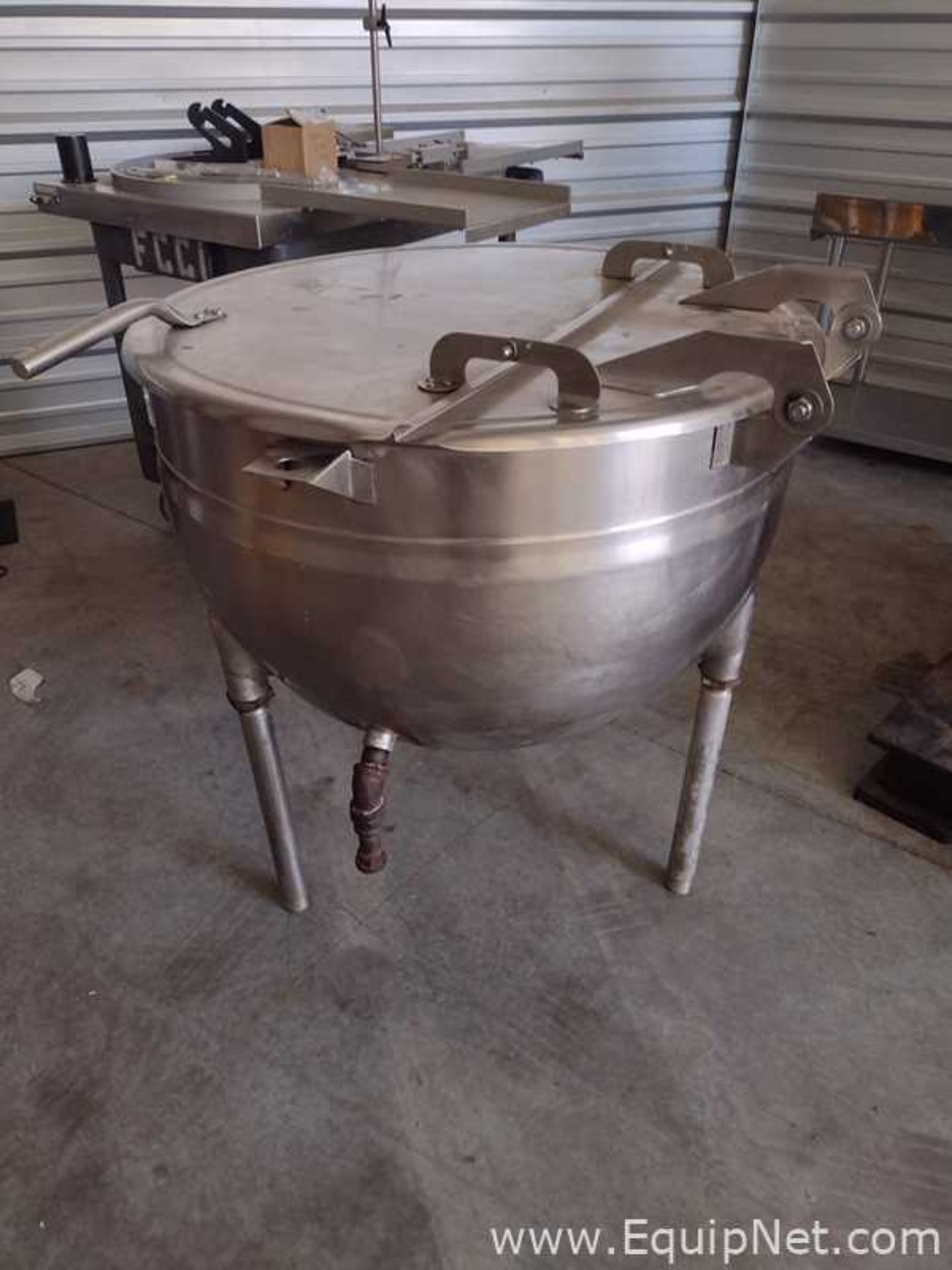 Legions Utensils 60 Gallon Stainless Steel Jacketed Kettle