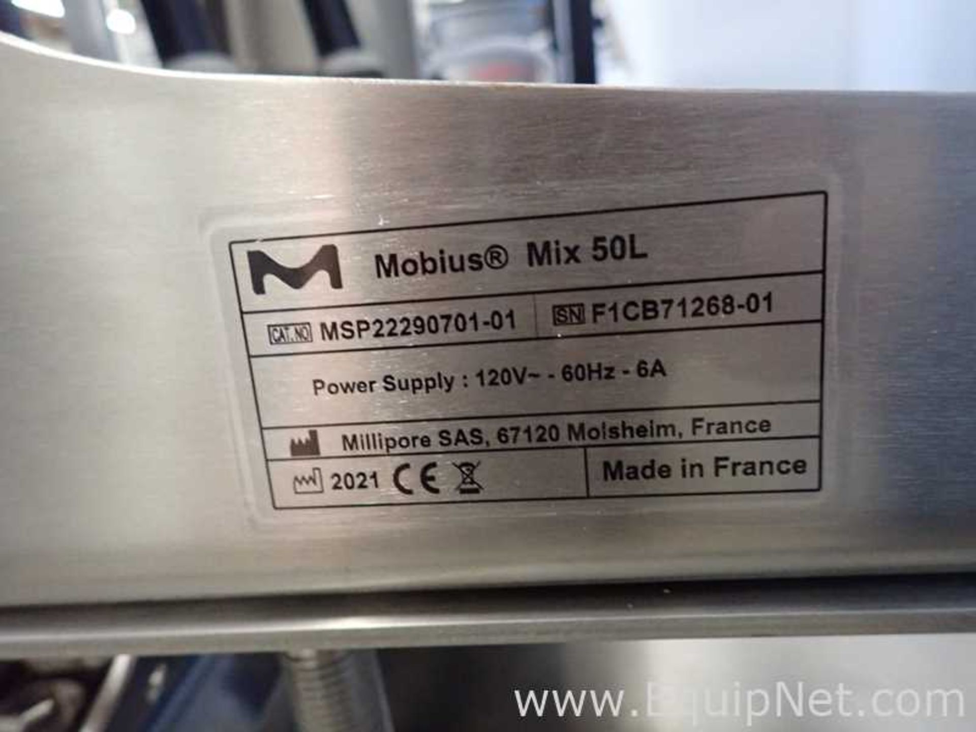Unused Millipore Mobius Mix 50L Single Mixer w/Mettler Toledo PBK989APW-B60 Scale / Watson Marlow 53 - Image 16 of 22